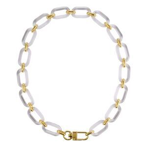 Adornia 14K Plated Statement Necklace